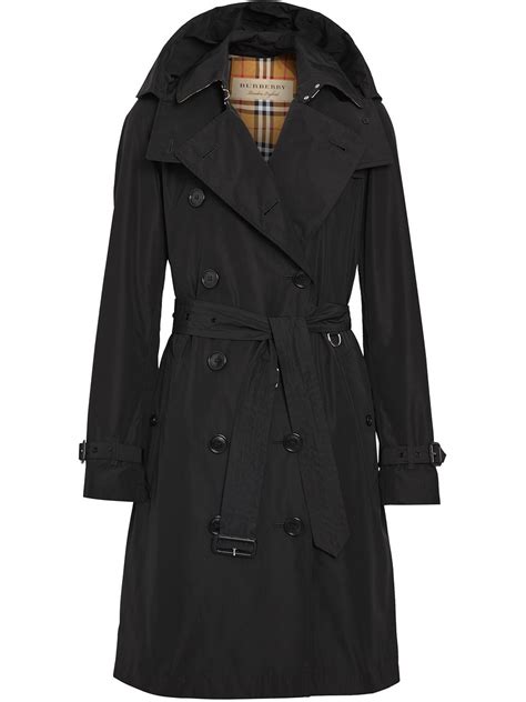 burberry kensingtonhooded trench coat red|burberry trench coat size chart.